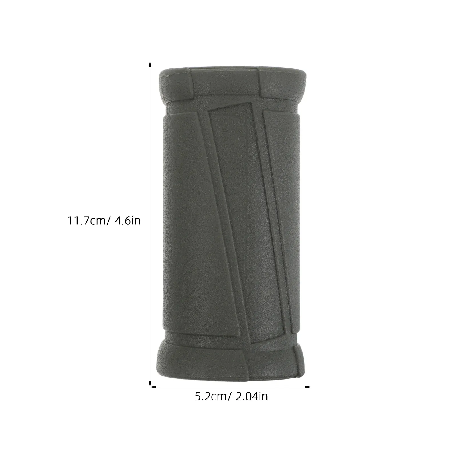 2Pcs Dumbbell Handles Grips Non Slip Barbell Handle Protectors for Fitness Strength Training Reusable Gym Equipment Covers Gray - view 2