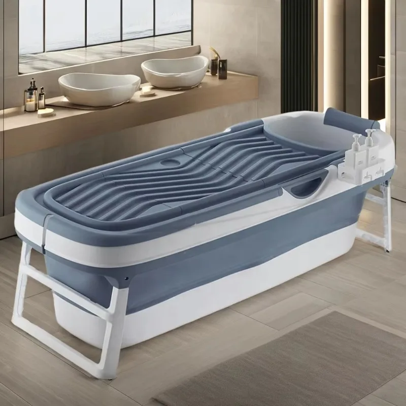 Portable Foldable Tub Home Free-standing Soaking Sweat Sauna with Plastic/Polypropylene Cover