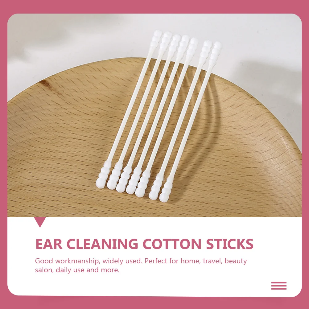 4 กล่องผ้าฝ้าย Swab เครื่องมือทําความสะอาดสําหรับทารกสะดวก Swabs EarCleaning อุปกรณ์ Swaps Home Multifunction