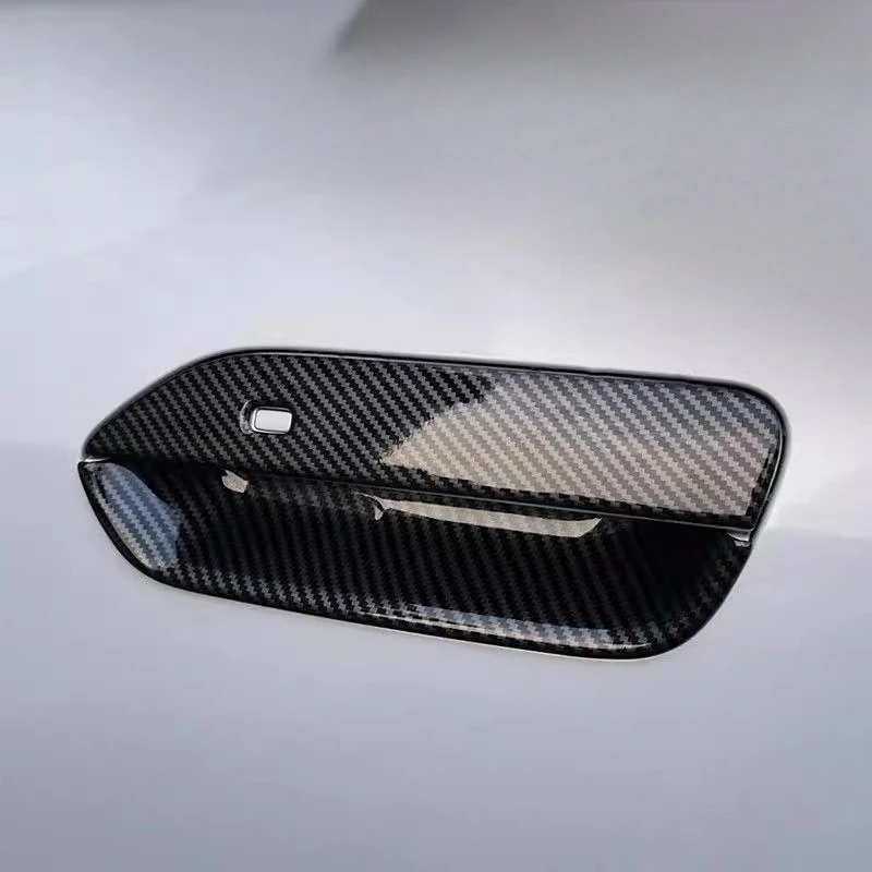 

Applicable to BYD yuan UP outer handle door bowl sticker special blackened carbon fiber scratch-proof protective shell