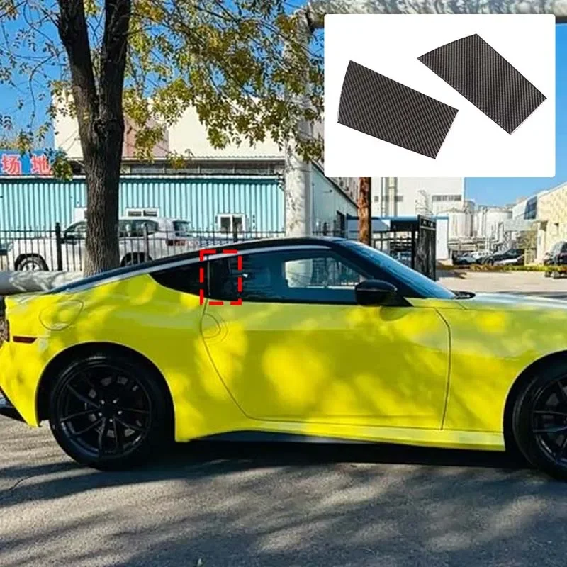

Для Nissan 400Z углеродное волокно Roadster дверь внешняя окантовка B-стойка декоративные полоски крышка декоративные наклейки внешние аксессуары