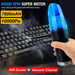 Espanador de ar comprimido elétrico sem fio, ventilador 2-em 1 e vácuo, Substitui o limpador de ar enlatado para teclado de computador, atualizado