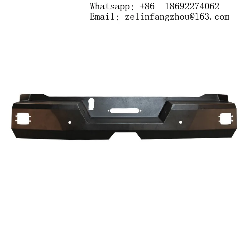 

Steel Rear Bumper w/ LED Light & Fog Light Cut-Outs Bolt-On Fit For Truck 2022 Off-Road Heavy Duty 1 Year Warranty