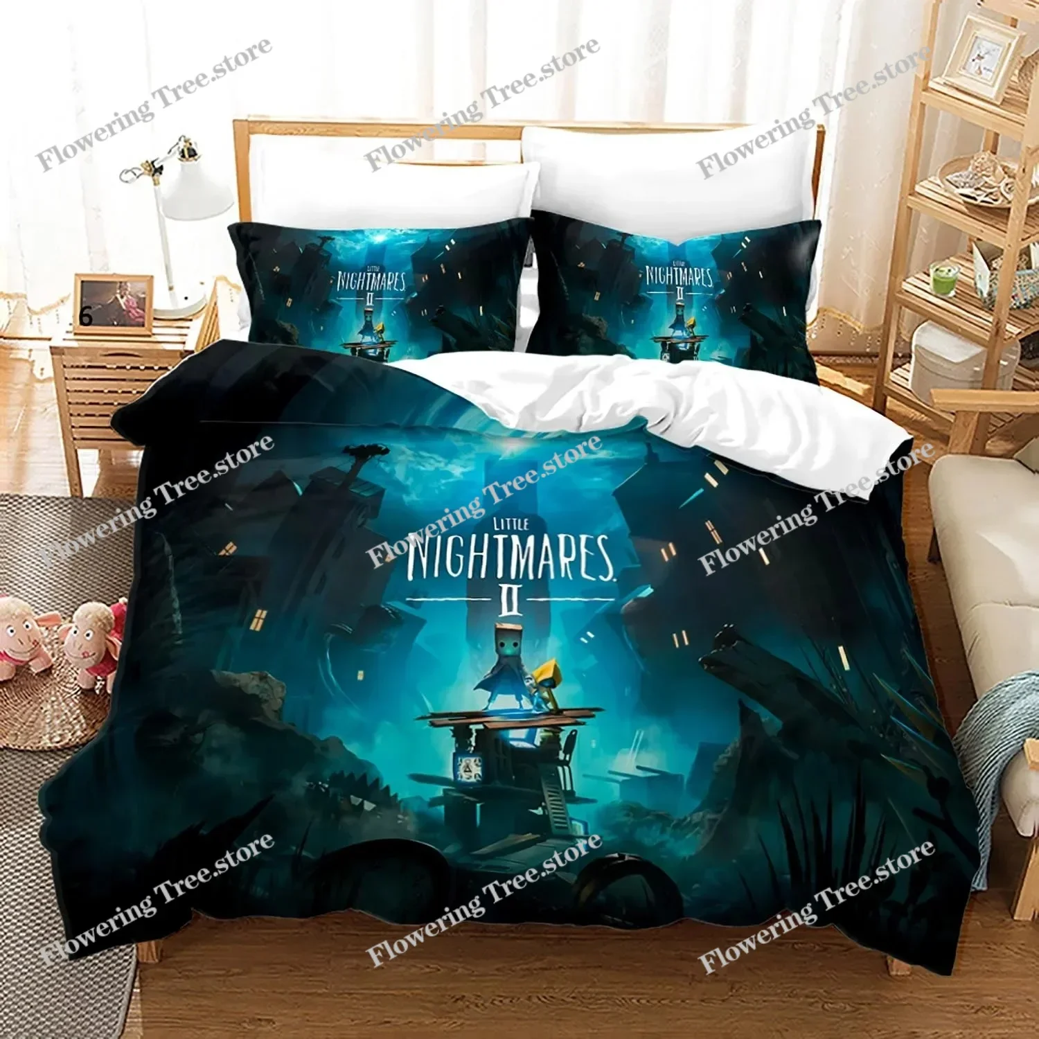 

3D Game Little Nightmares Bedding Set Single Twin Full Queen King Size Little Nightmares Bed Set Adult Kid Bedroom Duvet cover