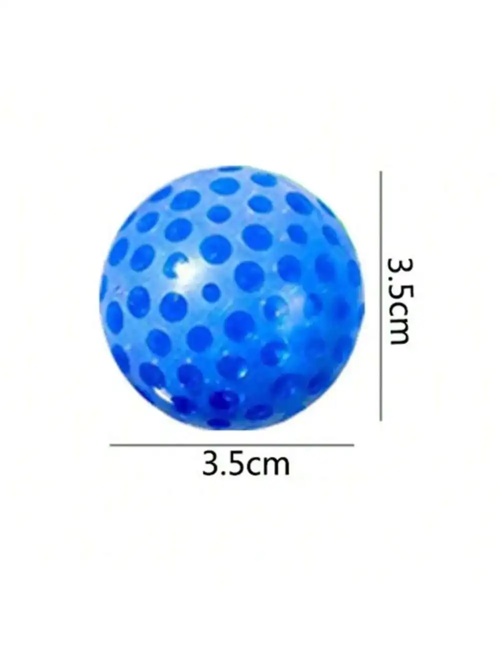 Bola Stres Sensorik untuk Dewasa dan Anak-Anak, Mainan Fidget Squishy 10-Pak, Mainan Sensorik untuk Anak dengan Autisme, Bola Pereda Stres 3.5cm