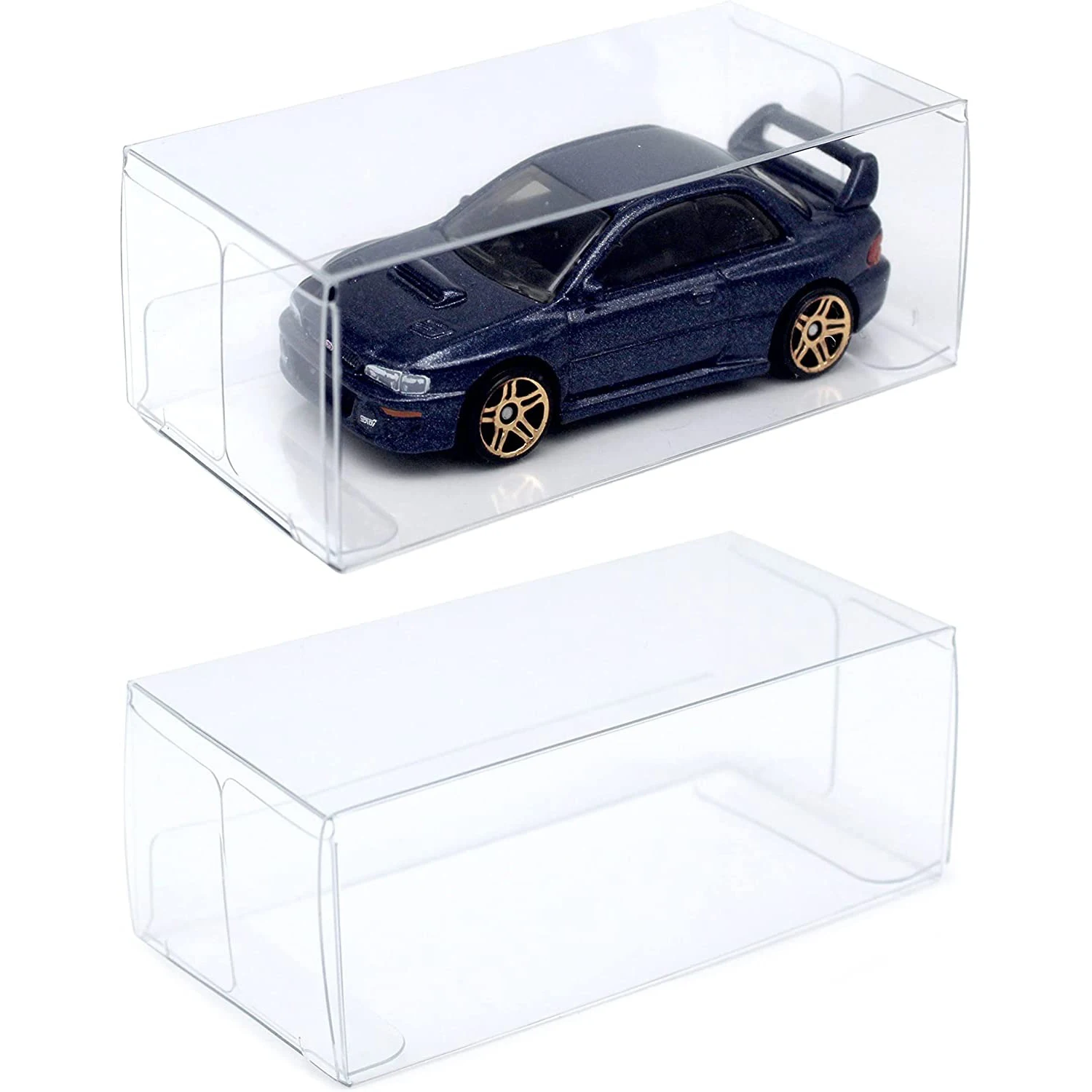 

Collection 1/64 Protector Clear Cases Lot of 50 Protective Case for Hot Wheels and Matchbox Storage Mini Car Model&Fk Finishing