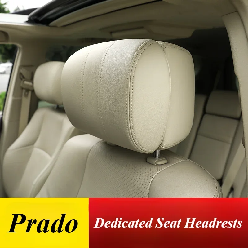 For 2010-2019 Toyota Prado Car Headrest Neck Support Seat Soft Neck Pillow Memory Foam Headrest Replacement InteriorModification