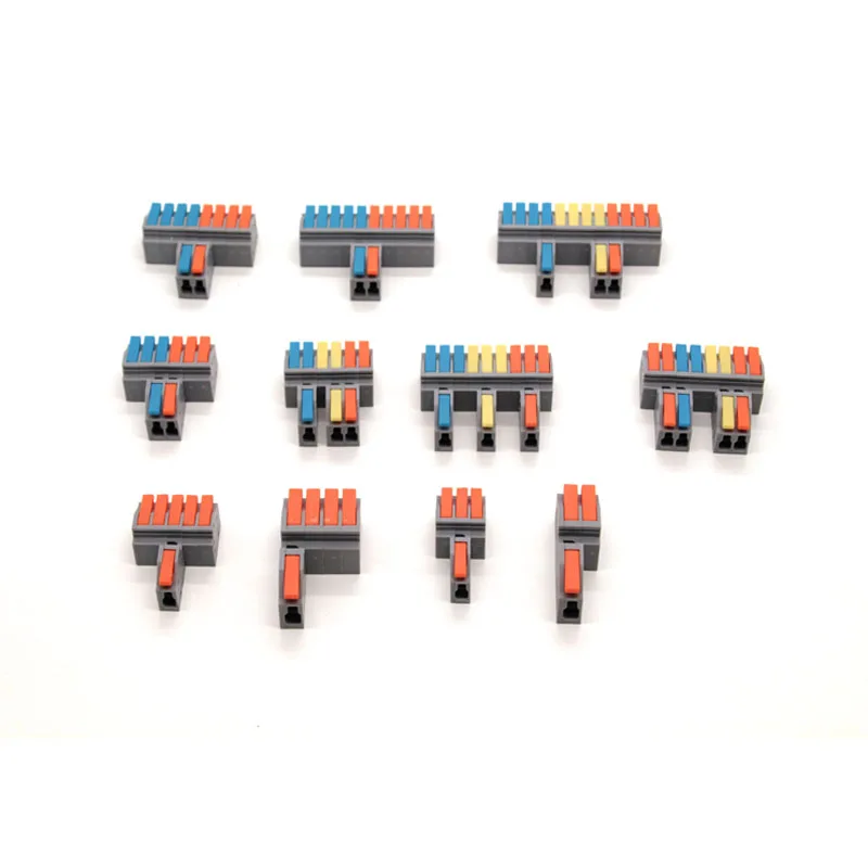 Wire Connectors Quick Wire Connectors Cable Connection Terminals Mini Wiring Terminals Push In Fixed Holes Multiple Outlets