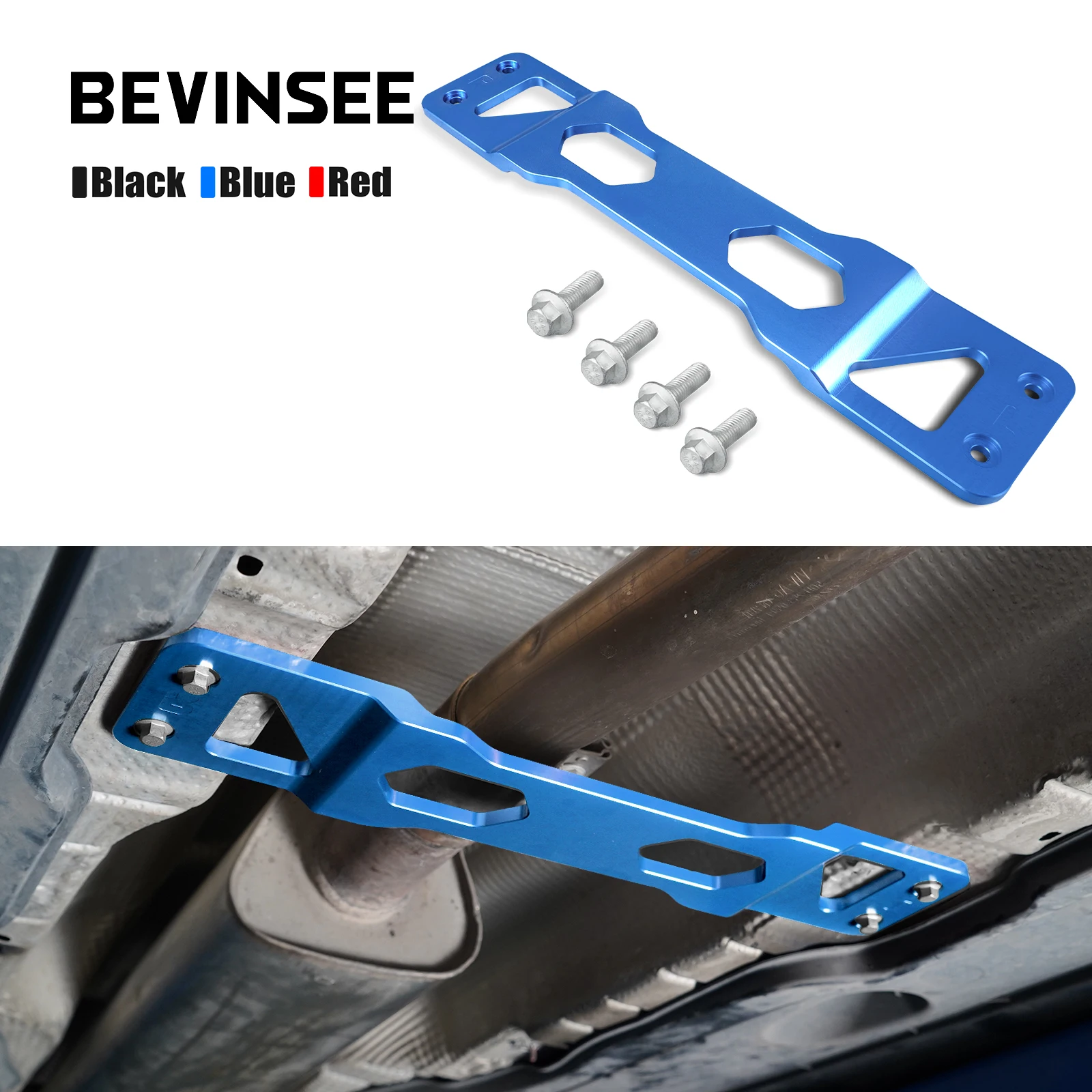 

BEVINSEE Centre Tunnel Brace for VW for MQB FWD Models Only, for Seat Leon 5F, for Golf 7 for Golf 8, for Skoda Karoq