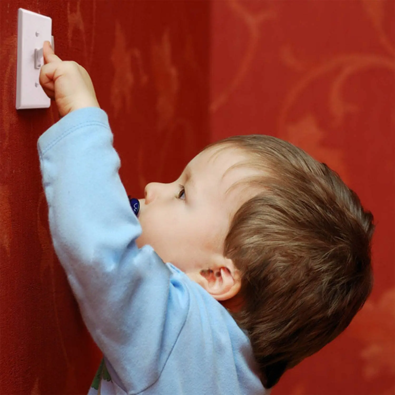 2 pezzi di copertura protettiva per interruttore della luce Blocco dell'interruttore di sicurezza per bambini per evitare l'apertura o la chiusura accidentale CALDO