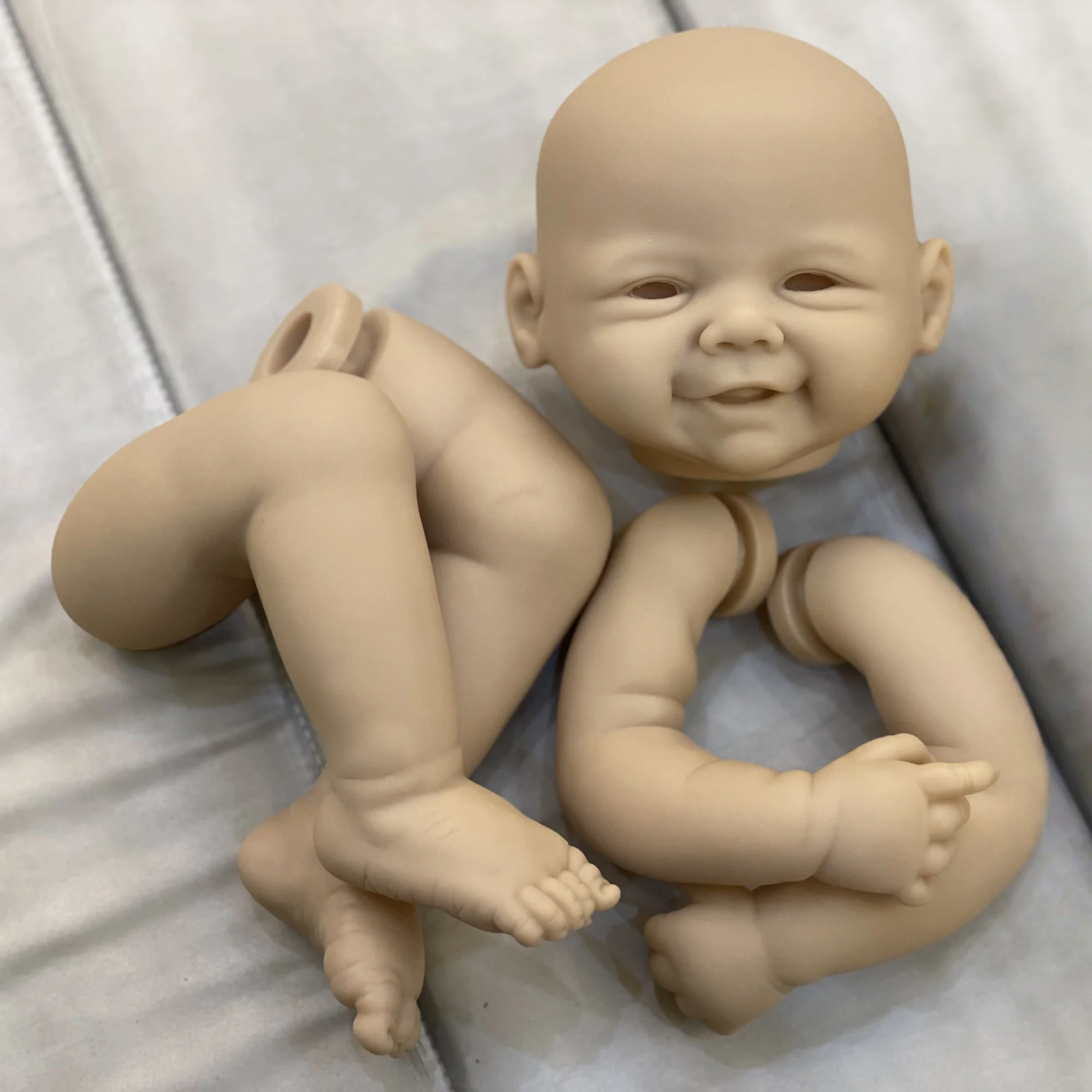 Kits de poupée Reborn en vinyle et Silicone souple, 18 pouces, corps complet, pièces de bébé non peintes, bricolage pour la fabrication de poupées de bébé à collectionner