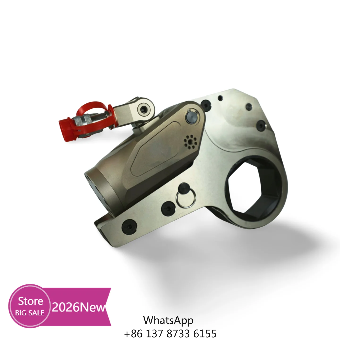 2026Aluminum Titanium Alloy 2/S36MHW Hollow Hydraulic Torque Wrench Simple Operation Wear-Resistant Tool