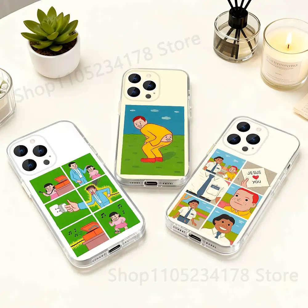 

Art Joan C-Cornella Funny Phone Case For iPhone 17,16,15,14,13,12,11 Pro,Max,Plus,X,XS,XR,SE4,E Mini Transparent Soft Cover