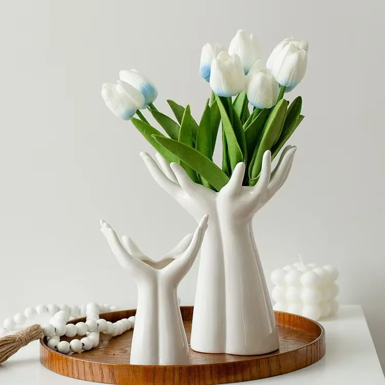 

Instagram Style Resin Vase - Minimalist Flower Arrangement, High Aesthetic Home Decor for living room