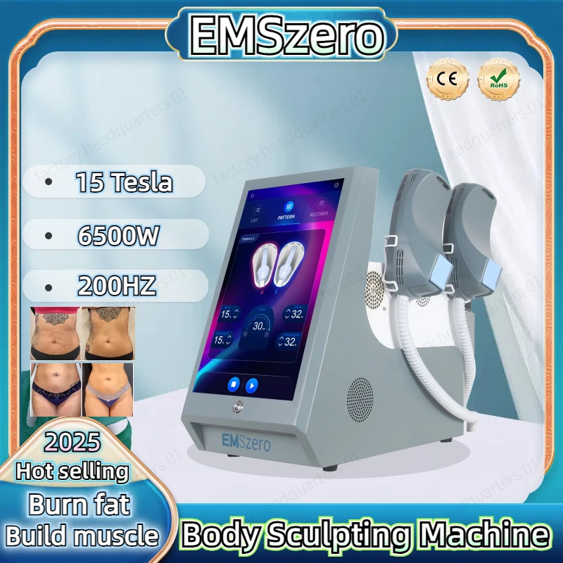 

Emszero Machines 15 Tesla Professional 6500w NEO Body Slimming Muscle EMS Electromagnetic Stimulate Buttock Toning