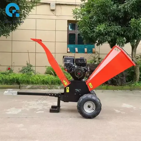 Wood Straw Garden Branch Crusher Diesel Multifunction Branch Crusher Dry Wet Branches Wood Chipper Shredder