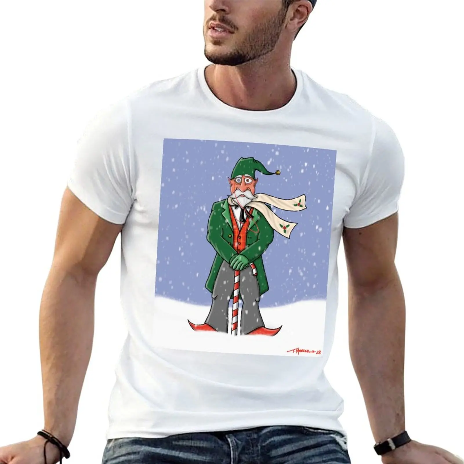 ROOSEVELT THE ELF T-Shirt funny t shirts man anime t shirts oversize t shirt for man 100 percent cotton T-shirt