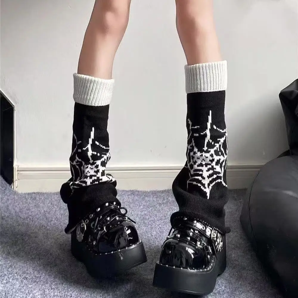 

Новые женские длинные носки в стиле ретро с узором, повседневные, с принтом в стиле кавайи, Y2K, японский винтаж, готика, 2026