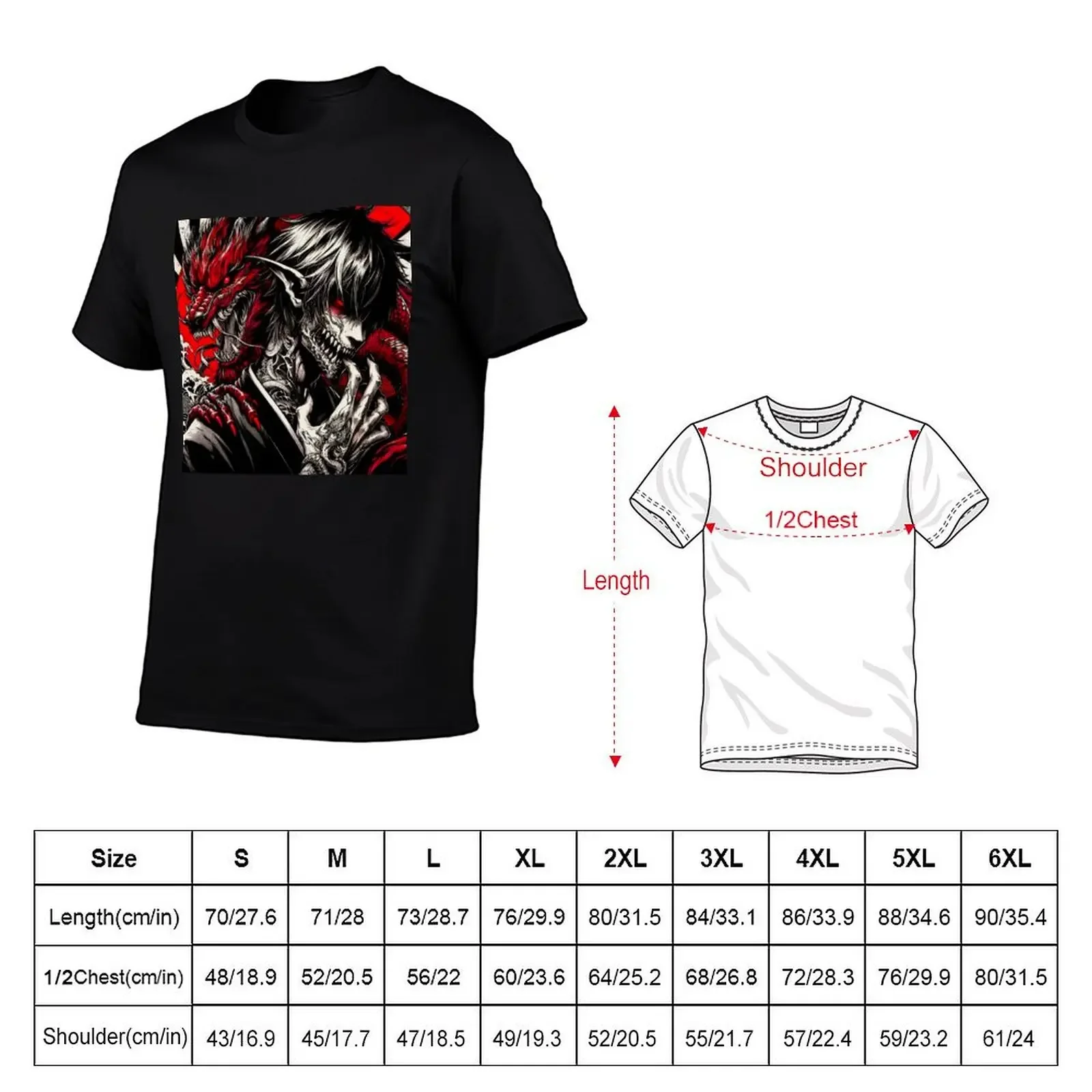 Yokai - Ghoul Red Dragon T-Shirt anime t shirts animal prinfor boys essential t shirt shirts graphic tees vintage t shirt men