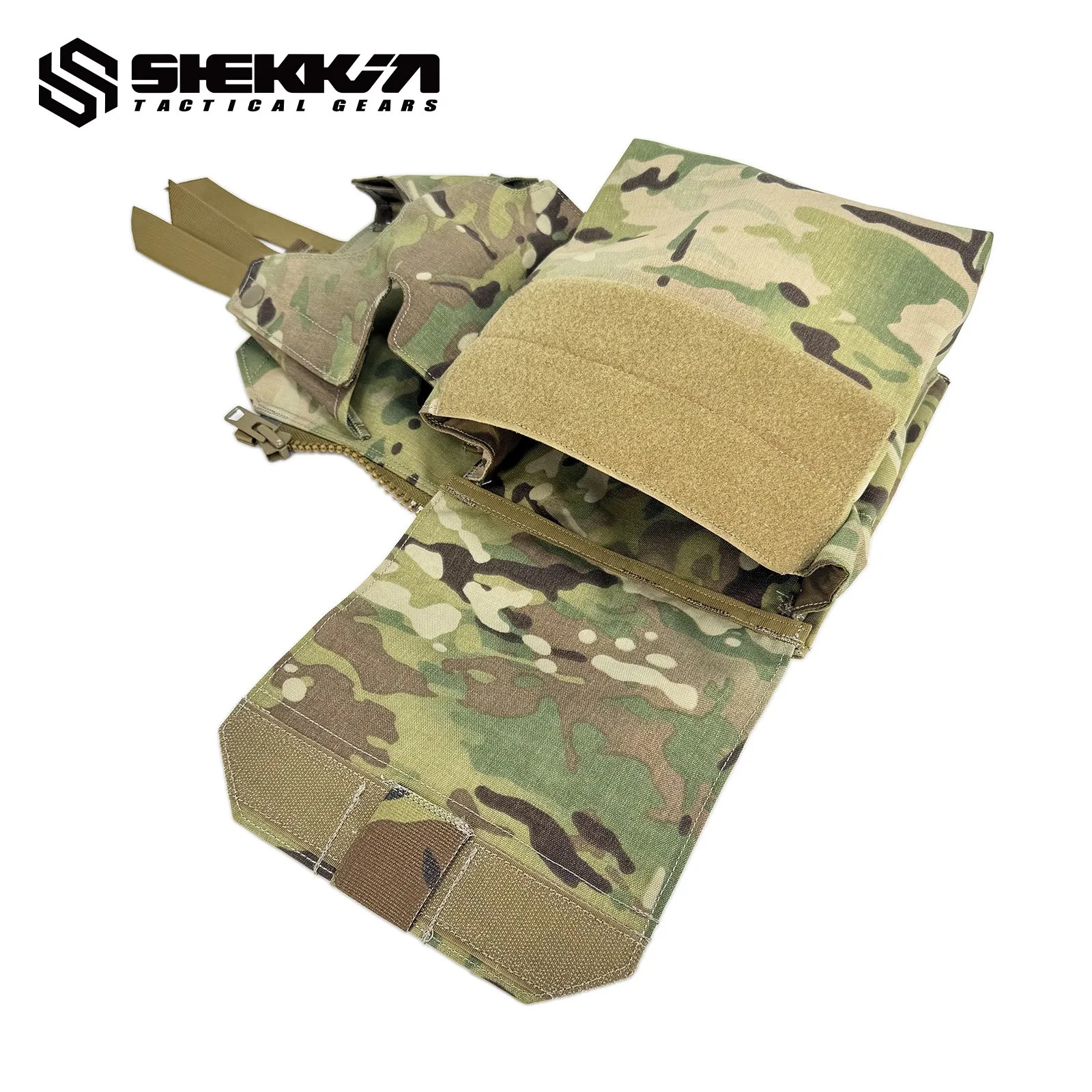 Funda ventilador máscara gas – Para placa trasera chaleco táctico - imagen 3