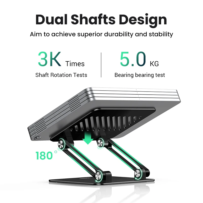 Подставка-держатель для планшета UGREEN для нового iPad 2021, подставка для телефона Samsung, Складная Алюминиевая Подставка для ноутбука, подставка