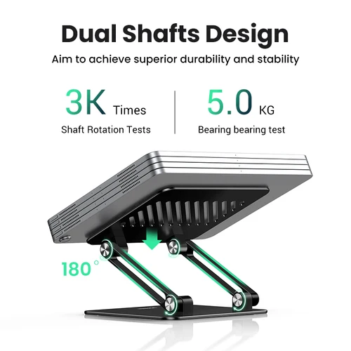 Imagen 2 del producto UGREEN-soporte plegable de aluminio para tableta, accesorio para iPad 2021, Samsung, Notebook, iPad Pro
