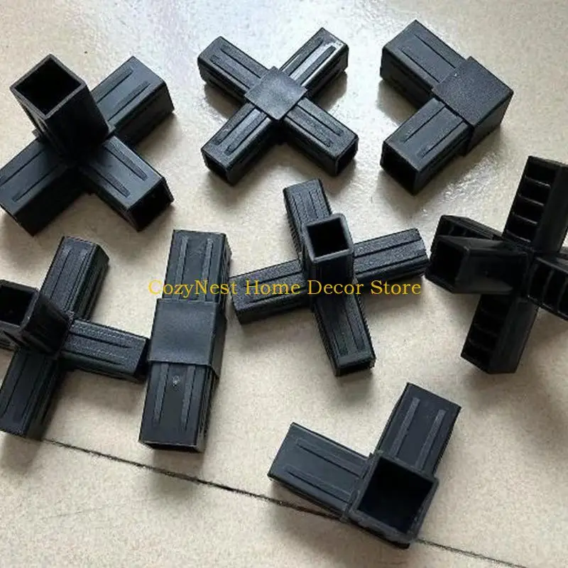 92MF 20x20mm Square Tube Connector for Furniture Framing and Structural Support