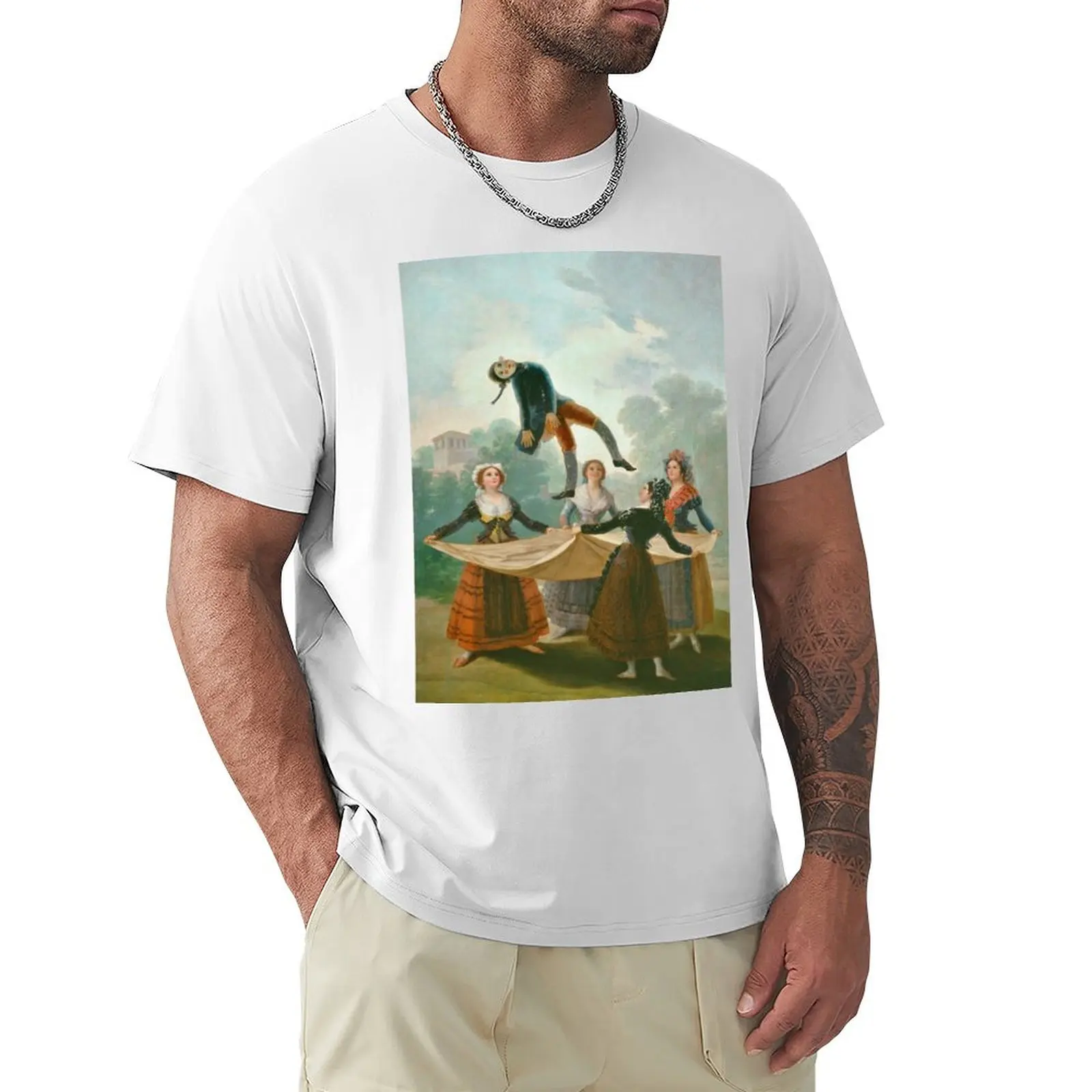 Francisco Goya- The Straw Manikin T-shirt summer top sublime black t-shirts for men