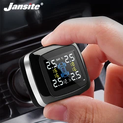 Jansite-車のtpms,シガレットライター,圧力モニタリング,調整可能なセンサー,自動セキュリティアラーム圧力