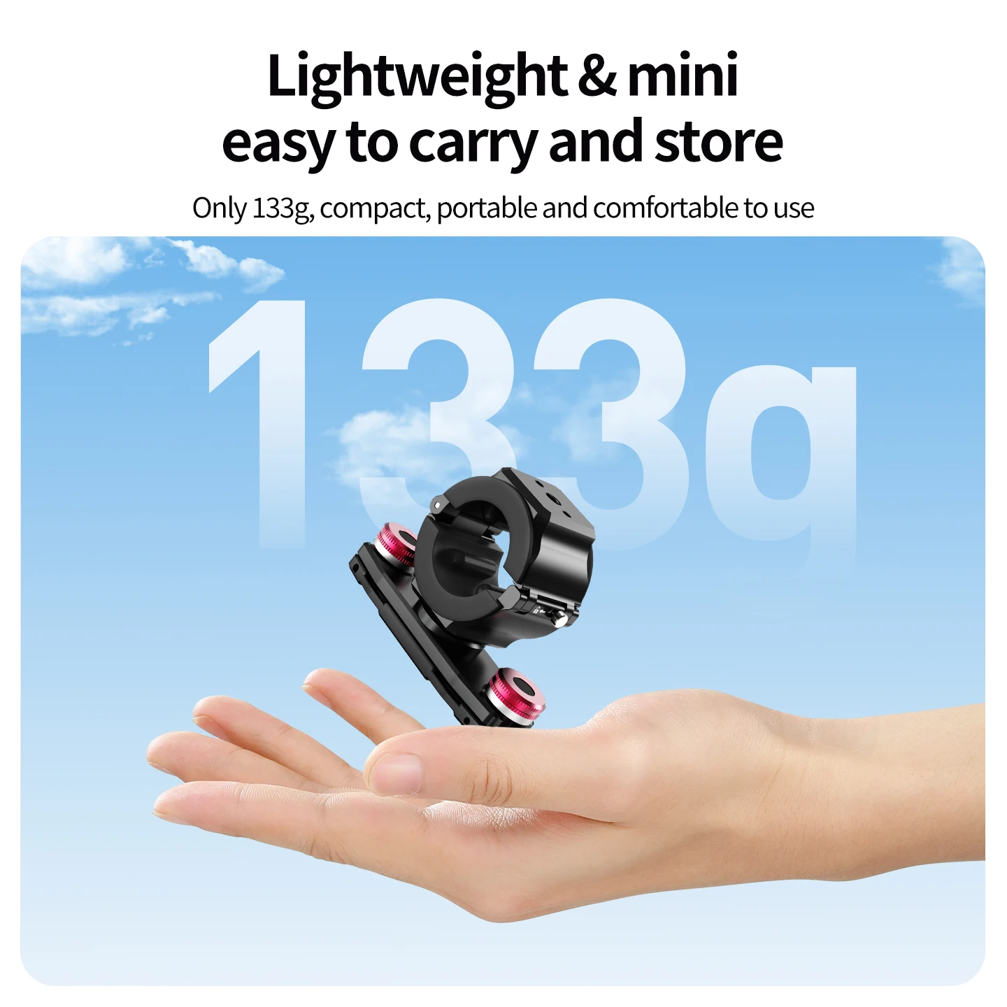 Kamera-Selfie-Stick-Clip für Rucksack-Schultergurt – Schnellverschluss-Halterung für Insta360 GoPro DJI Action – Freihändige Fotografie – Detail 17