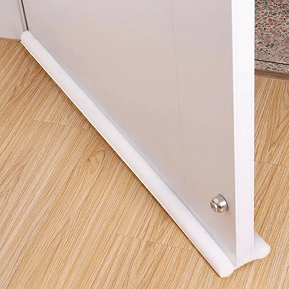 1pcs Cuttable 93cm Under Door Draft Guard Windows Sealing Strips Foam Fabric Stopper Reduce Noise Keep Wind Dust Sound New