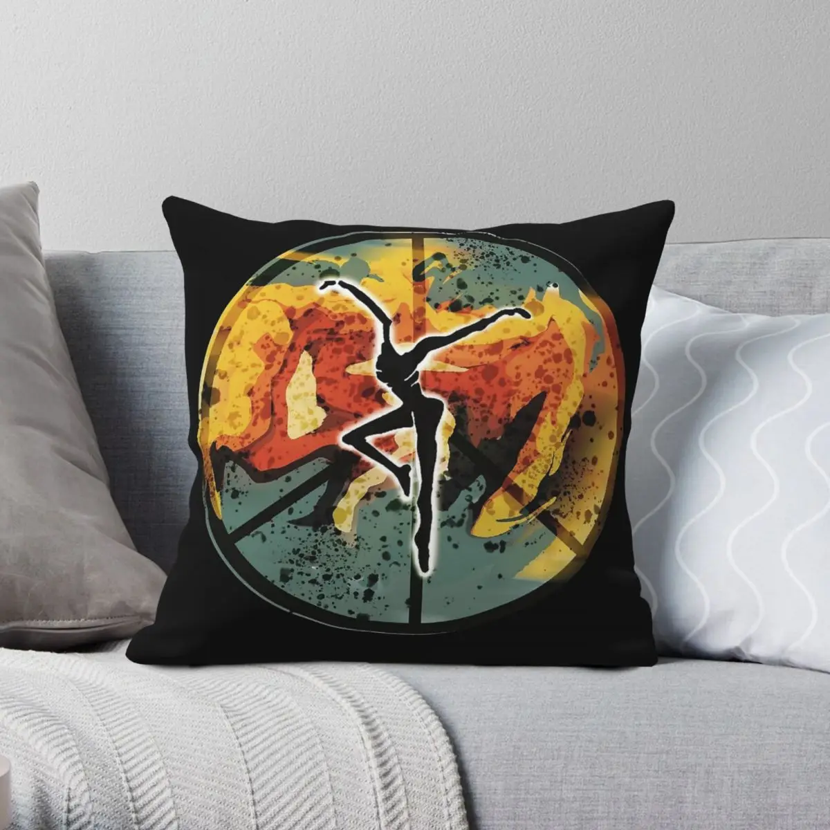 Dave Matthews Band Fire Dancer Square Pillowcase Polyester Linen Velvet Printed Zip Throw Pillow Case Sofa Seater Cushion