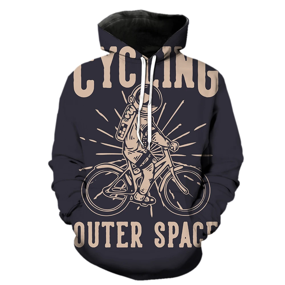 

Cartoon Astronaut Men's Hoodies Tops Streetwear Funny Long Sleeve Sweatshirts 3D Printed Hip Hop 2022 Hot Sale Pullover Fashion