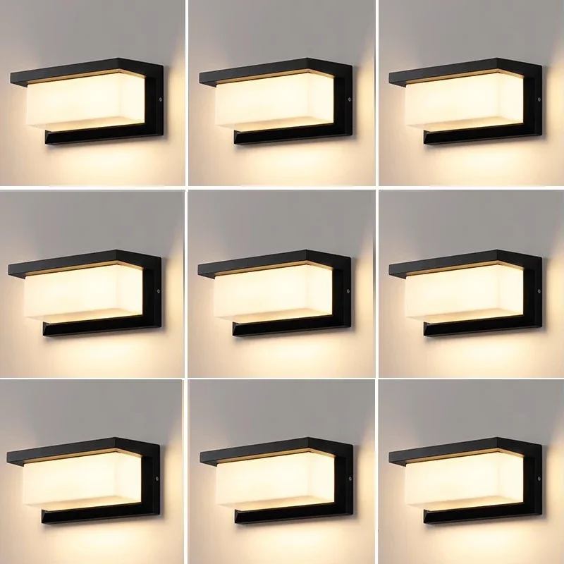 Outdoor Lights Wall Light Waterproof IP65 Motion Sensor  Lighting Porch Lights Balcony Garden Lights Outdoor Wall Lamp