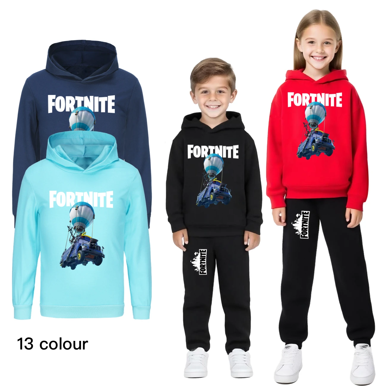 Fortnite Hoodie Spring Fall Kids Long Sleeve Coats Baby Girls Casual Clothes Teen Boys Hooded Sweatshirts Children Clothing507