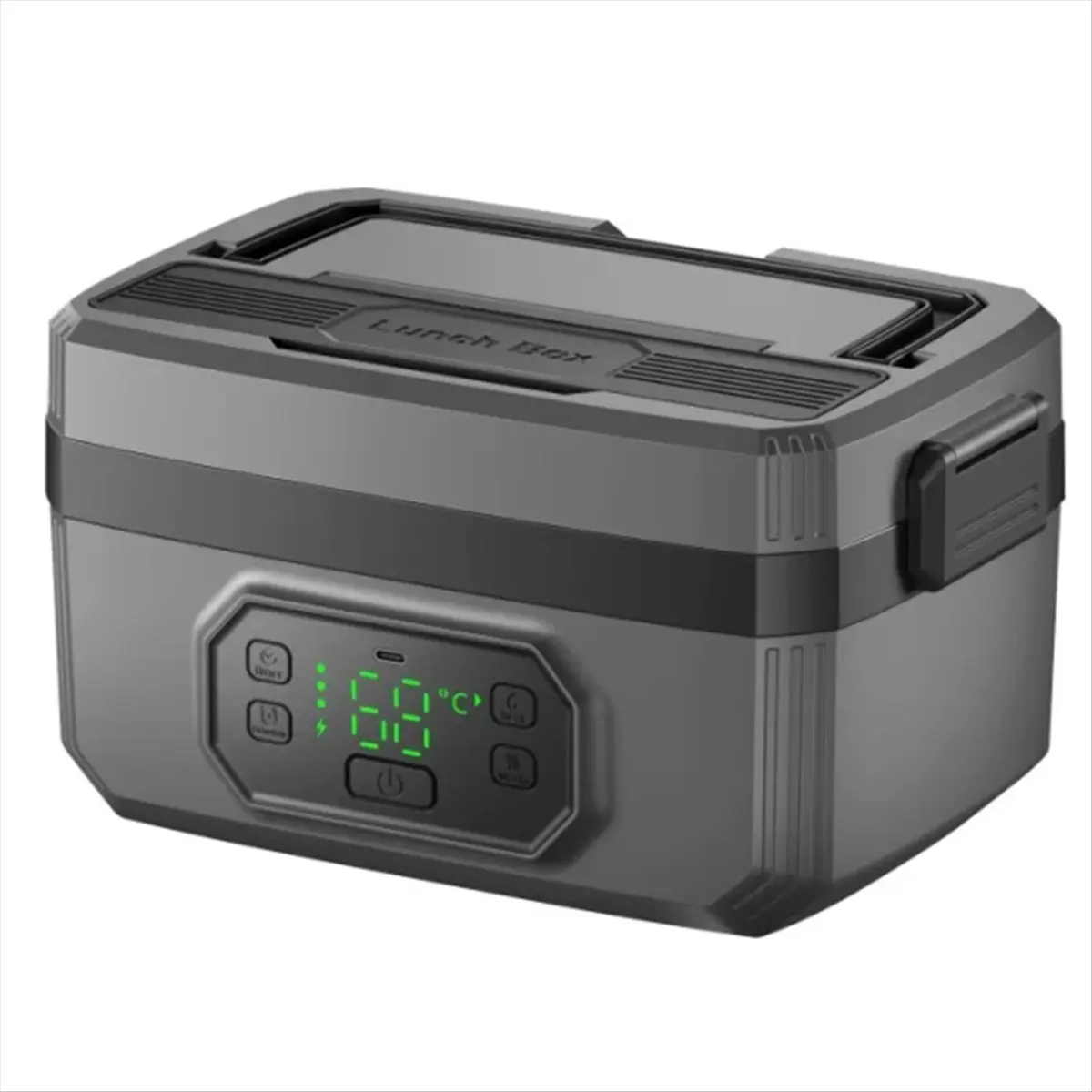 Kotak Makan Siang Portabel yang Dapat Diisi Ulang, Pemanas Nirkabel, Kotak Bento Tanpa Air, Kantor Pelajar, Penyimpanan Daya, Luar Ruangan