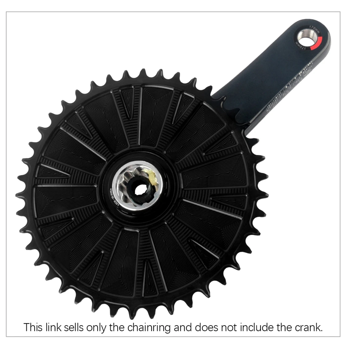 WUZEI Chainring for Cannondale Road Bike Chainwheel 40T-58T Bicycle Sprocket 8 9 10 11 12 Speed Single Crown Lightweight