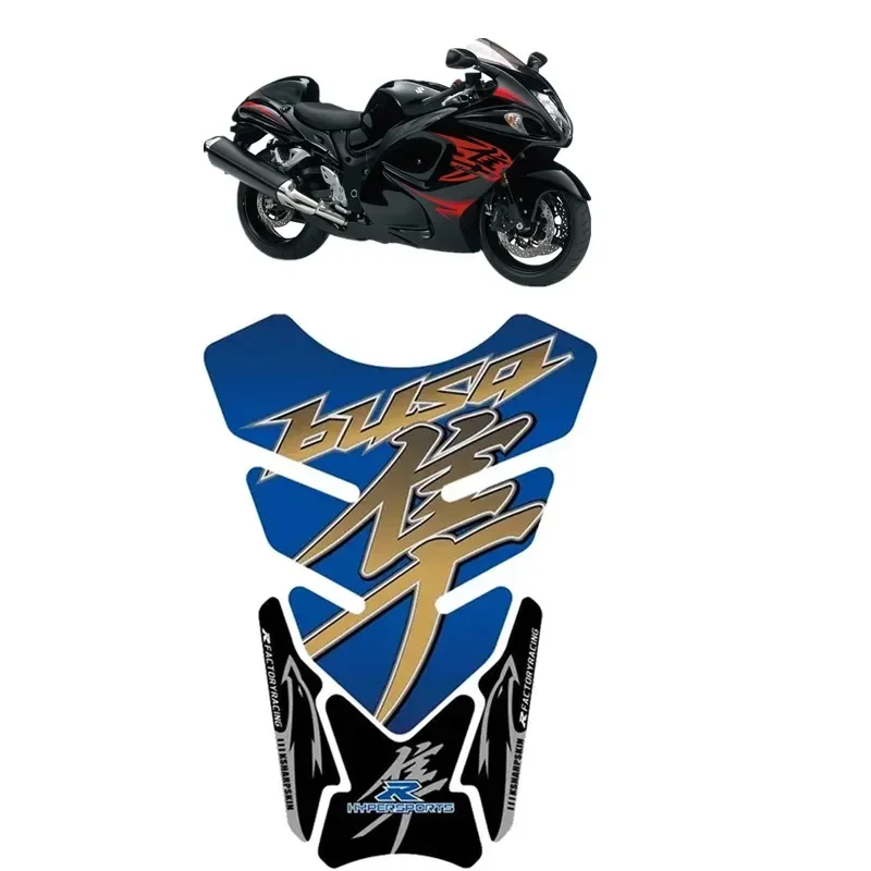 For GSX1300R GSXR1300 Motorbike Tank Pad Protector 3D Gel Sticker Decal GSXR 1300 - 5