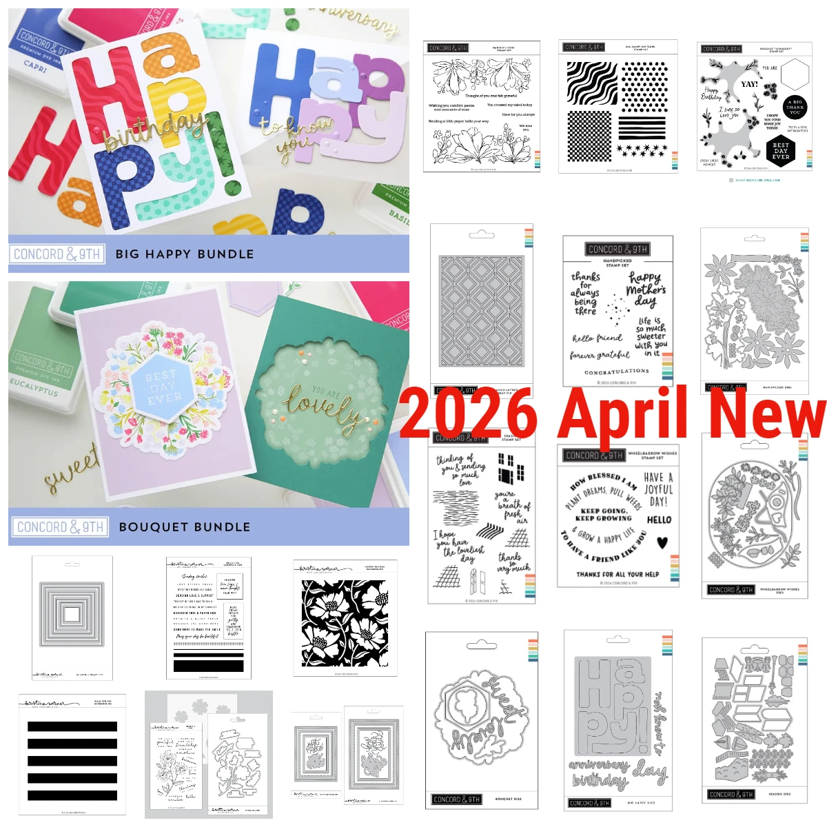 Matrices de découpe métalliques, tampons et pochoirs à motifs grands et joyeux pour scrapbooking DIY, création de cartes en papier et gaufrage