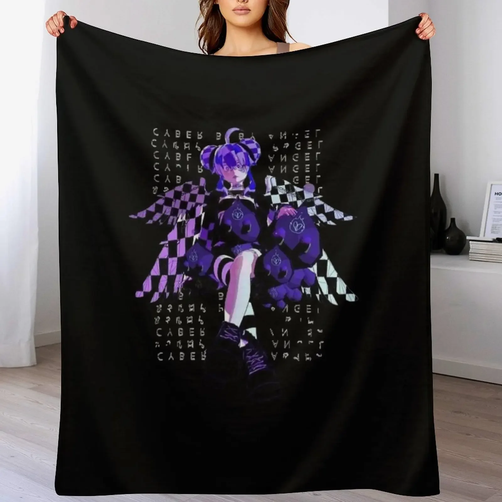 

yameii Throw Blanket Decorative Throw Custom Luxury St For Baby Blankets