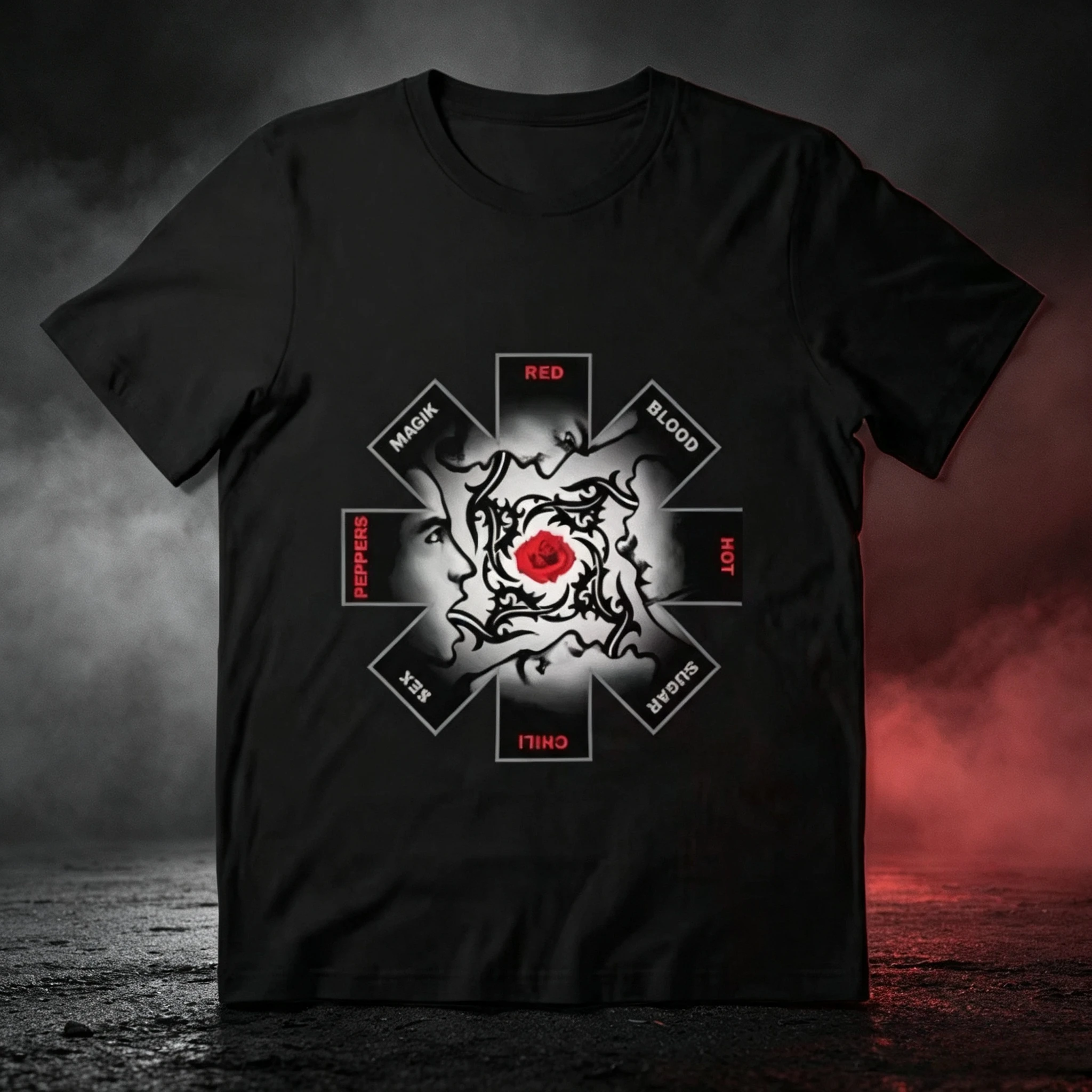 Red Hot Chili Peppers Sommer Herren 100% Baumwolle Unisex Shirt Kleidung Herrenmode Kurzarm Y2k Bequem und lässig ﻿ – Detail 3