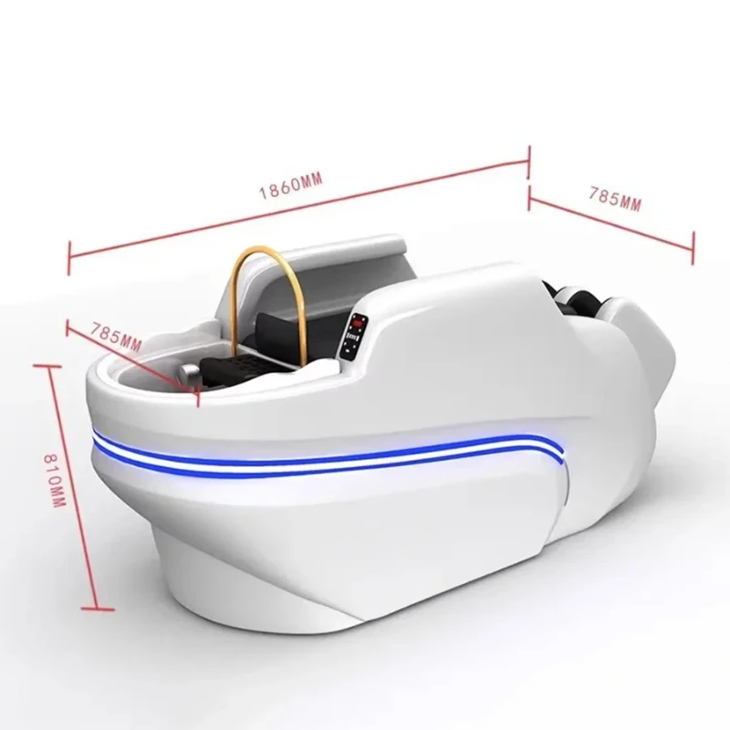 Professional Shampoo Chair Wash Hair Salon Head Spa Bed Shampoo Chair Stylist Luxury Electronic Massage Full Cadeiras Furniture