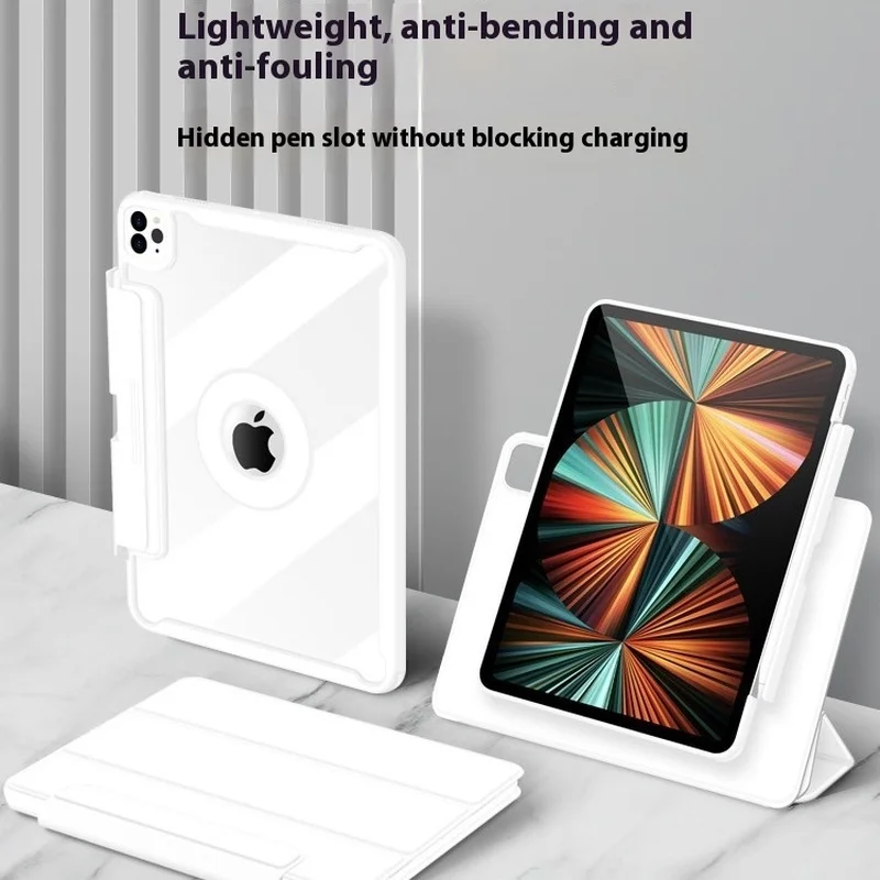 

Ipadpro Case 11 Inches Drawer With Pen Slot Apply Ipad Tablet Air5/4 Case Twelve Point Nine Magnetic Attraction Simple Fashion