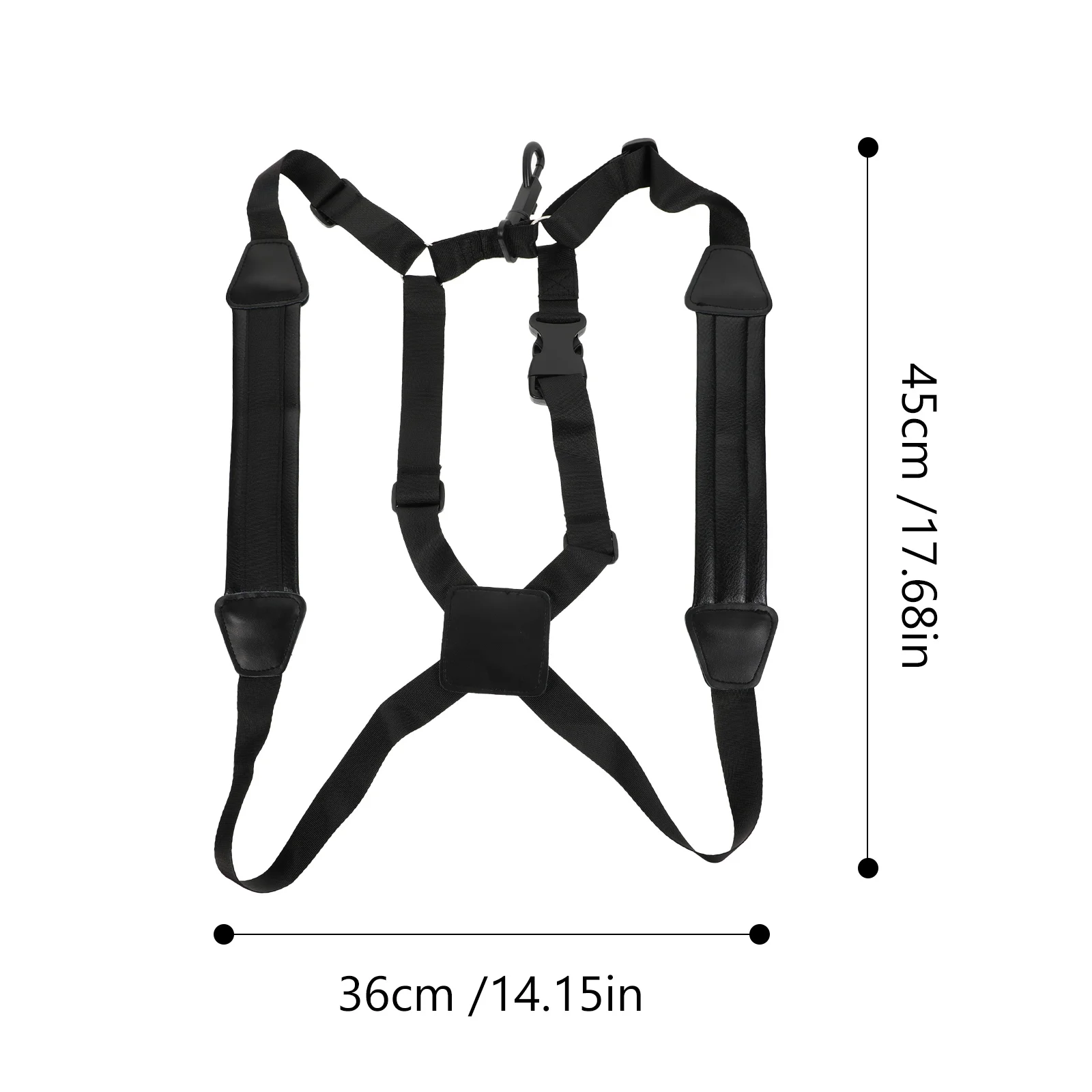 Cintura per sassofono Cintura in vita Cablaggio per strumento per spalla Cablaggio regolabile Pu Accessori universali per bambini