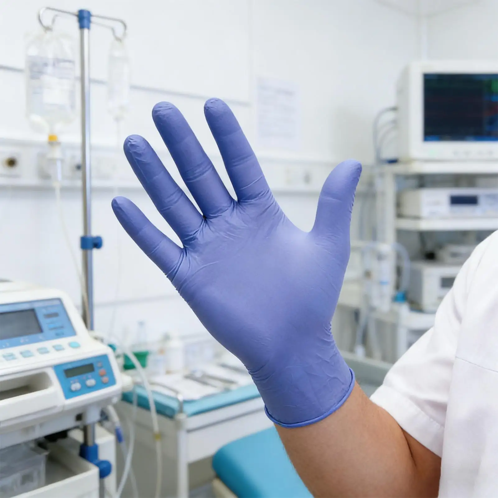 

Thick Nitrile Gloves Waterproof Work Mitten Kitchen Cleaning Mitten For Gardening Cooking Dishwashing Construction Household