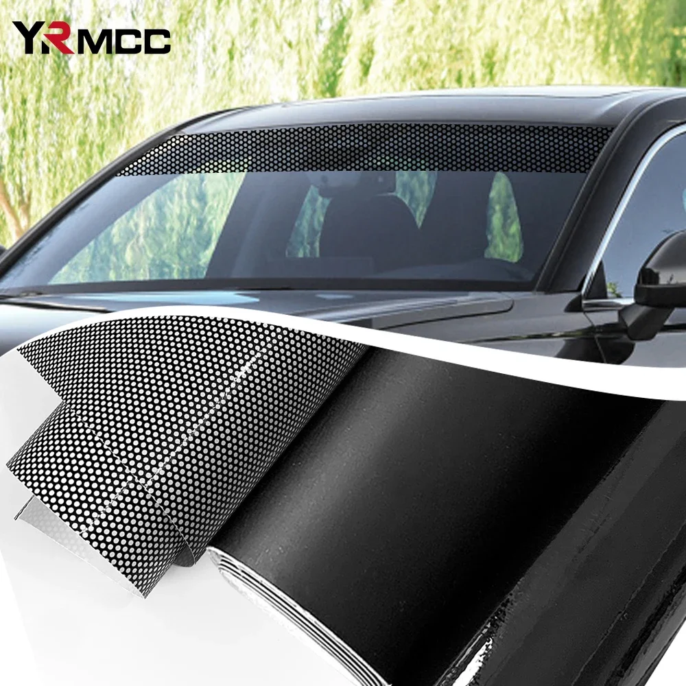 Car Sunshade Stickers Auto Front Windshield 3D Vinyl Film Rear Gear Sunshade Decorative Stickers Wolf Eyes Cars Decals Stickers