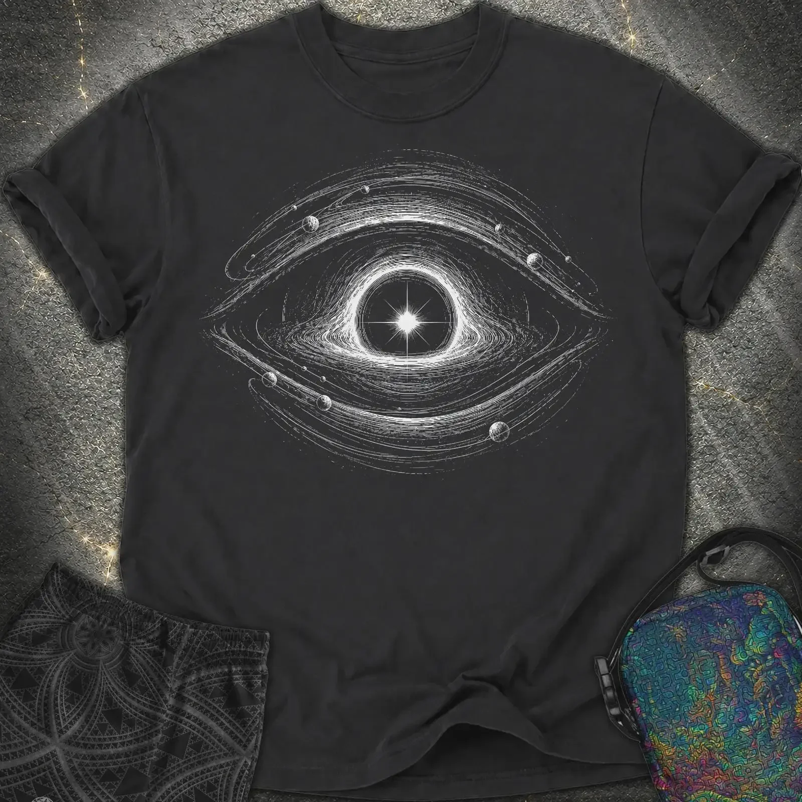Eye Of The Void Comfort T Shirt vintage Washed designer clothes homme Stylish Slightly graphic Breathable Casual Soft fashion
