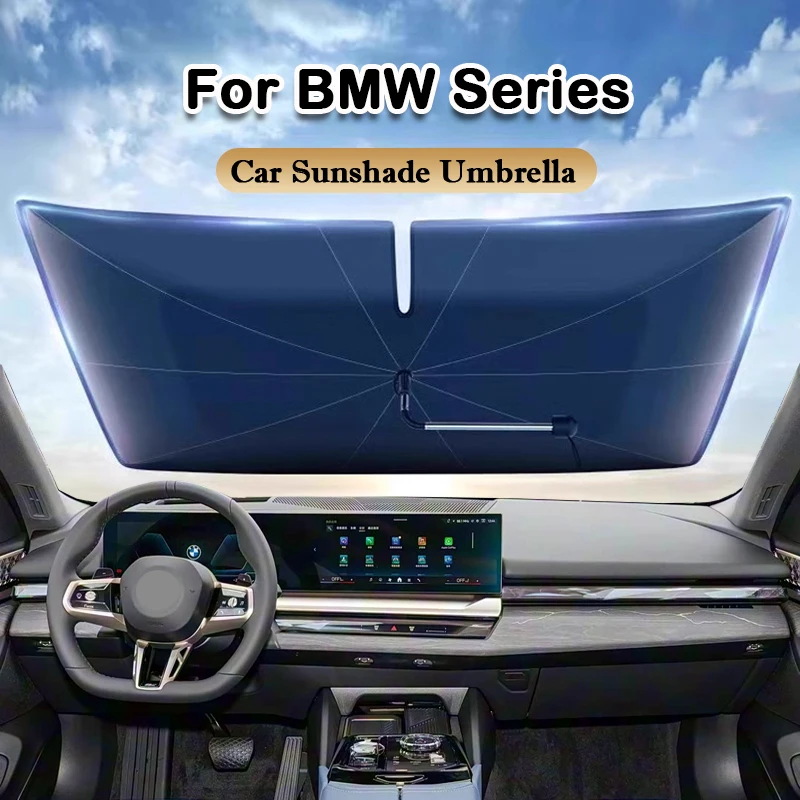 

Car Sunshades Umbrella Front Window Windshield Summer Auto Accessories For BMW 13 4 5 6 7 8 Series X1 X3 X4 X5 X6 X7 M2 M3 M5 I3