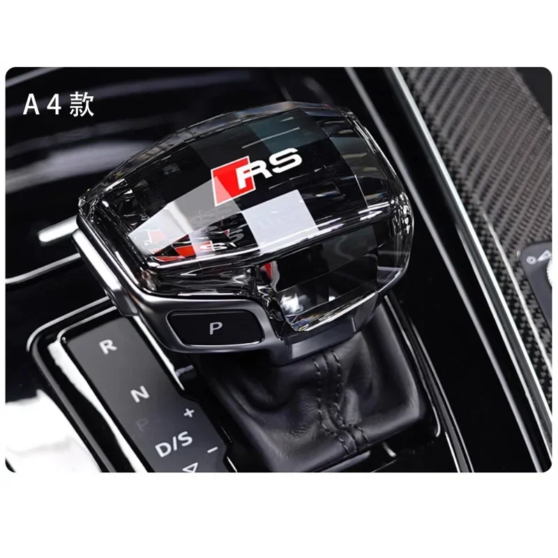 1pcs Crystal Gear Shift Knob Cover Gear Lever Handle for Audi Q7 A6 Q8 SQ5 A5 A4 S4 RS5 RS6 A7 SQ8 2016-2024