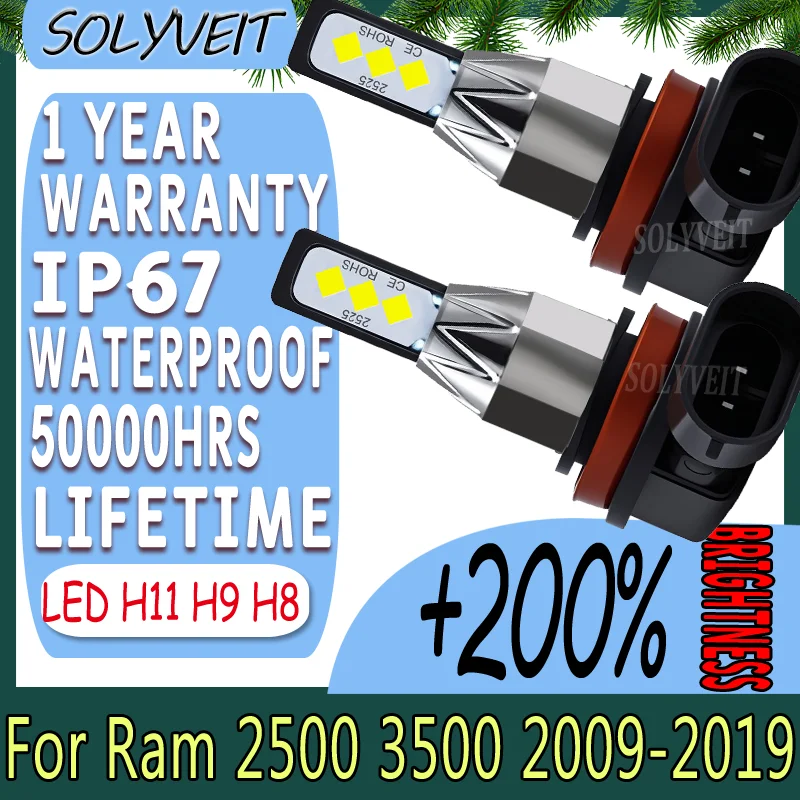 

High Brightness Energy Saving IP67 Rated Low Beam Bulbs For Ram 2500 3500 2009 2010 2011 2012 2013 2014 2015 2016 2017 2018 2019